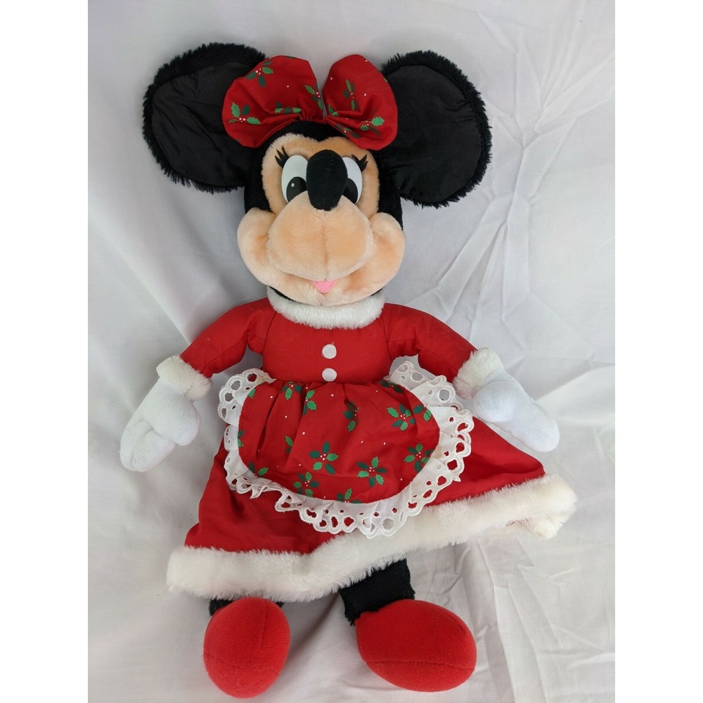 Applause Mrs‎ Minnie Claus Mouse Plush 16 Inch Walt Disney Stuffed Animal Toy